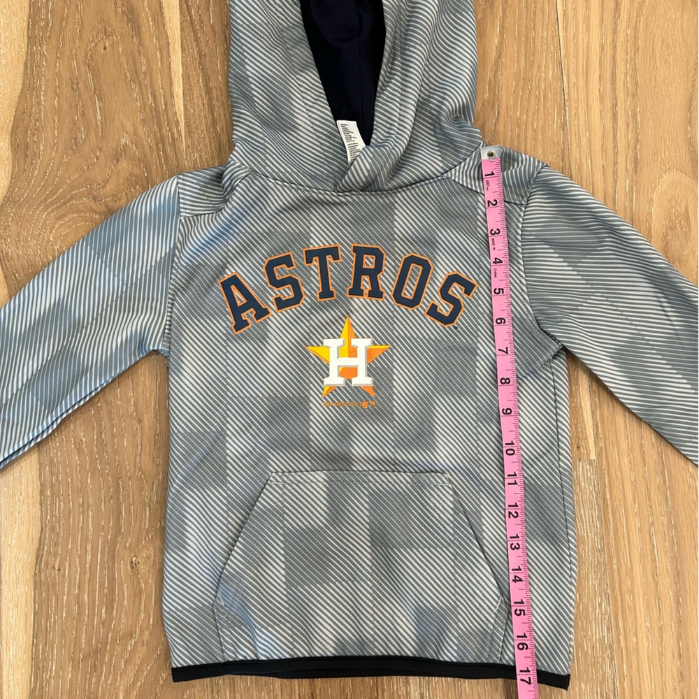 MLB Astros Hoodie boys size 4/5 X-Small - Picture 5 of 7